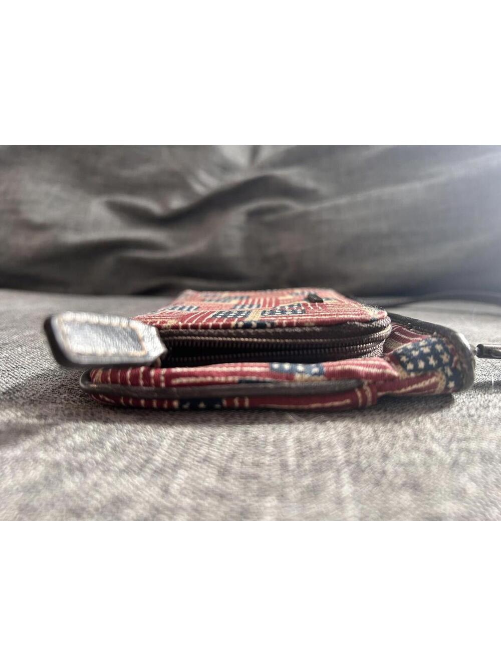 Longaberger Homestead Old Glory American Flag Wristlet Wallet - Picture 6 of 10